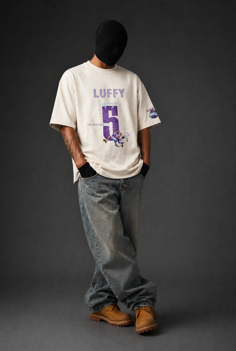 Gear 5 Luffy Oversized T-Shirt — 3