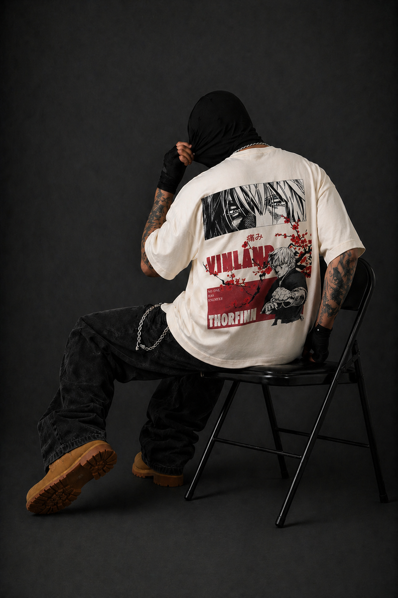 Thorfinn No Enemies Oversized T-Shirt — 4